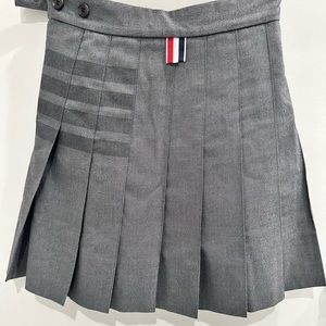 Thom Browne 4 Bar Pleated Mini Skirt